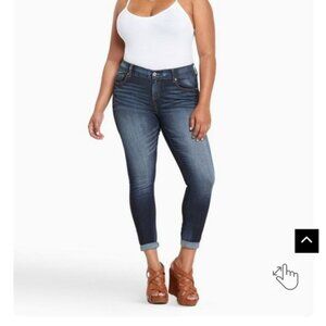 Torrid Skinny Blue Denim Casual Jeans We Swear By The Fit Sz 16